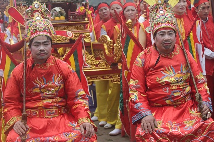 Bắc Ninh: Lễ hội Thủy tổ Quan họ ở l&agrave;ng Diềm 5