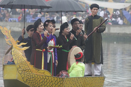 Bắc Ninh: Lễ hội Thủy tổ Quan họ ở l&agrave;ng Diềm 11