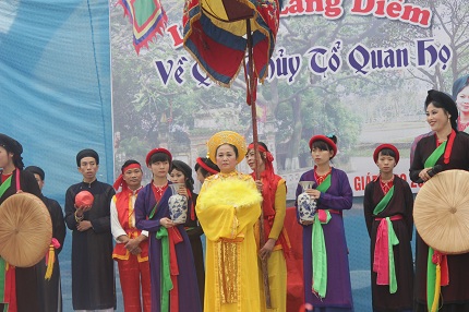 Bắc Ninh: Lễ hội Thủy tổ Quan họ ở l&agrave;ng Diềm 7