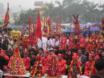 Bắc Ninh: Lễ hội Thủy tổ Quan họ ở l&agrave;ng Diềm 2