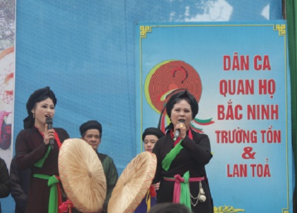 Bắc Ninh: Lễ hội Thủy tổ Quan họ ở l&agrave;ng Diềm 8