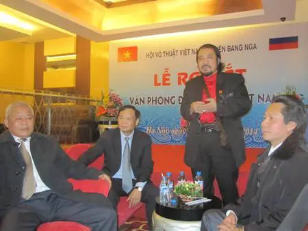 Ra mắt văn phòng đại diện Hội võ thuật Việt Nam tại Liên Bang Nga ở Hà Nội 1