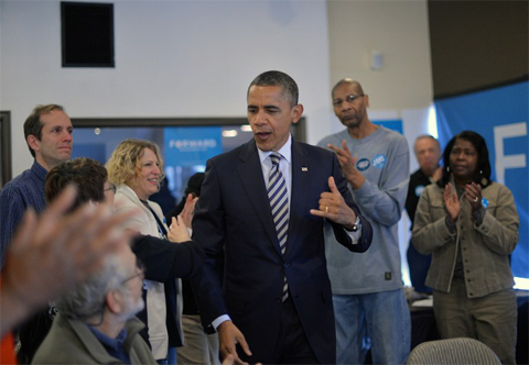 Obama thắng cử tổng thống Mỹ 1