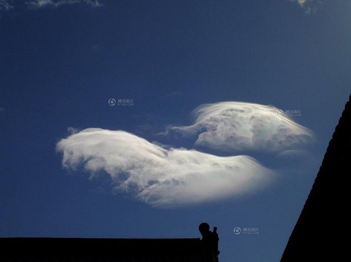 Mây ngũ sắc xuất hiện ở Trung Quốc 3