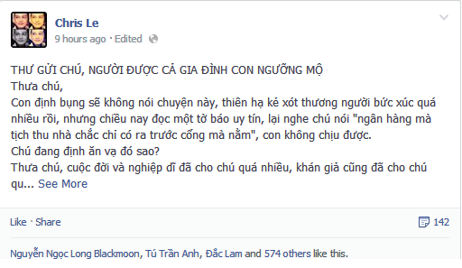 Thư của "một khán giả quèn" gửi nghệ sĩ Chánh Tín 2