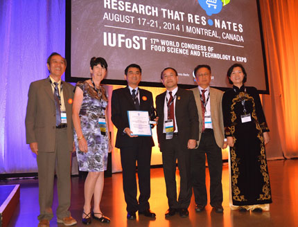 Vinamilk đoạt giải thưởng công nghiệp thực phẩm toàn cầu IUFoST Montreal Canada 2