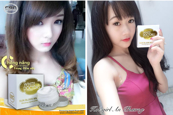 Kem trang điểm trắng da mặt si&ecirc;u chống nắng White Doctors 2