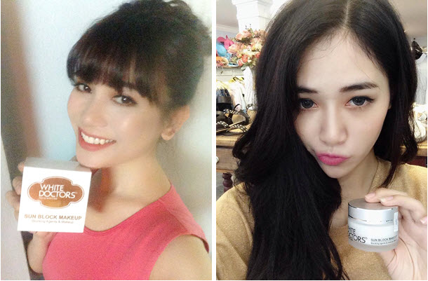 Kem trang điểm trắng da mặt si&ecirc;u chống nắng White Doctors 8