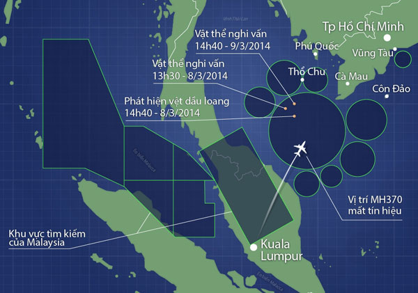 Ngày thứ 4: Lần ra dấu vết máy bay mất tích ở Eo biển Malacca 1