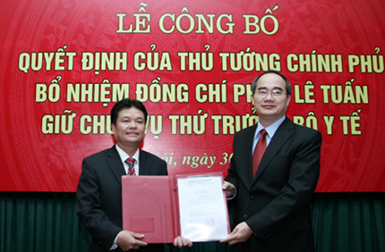 Bộ Y tế có thêm thứ trưởng 1