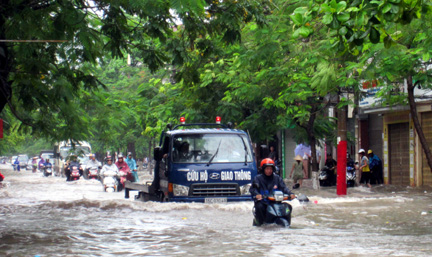 Hải Phòng ngập lụt sau mưa lớn 15