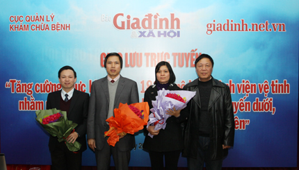 Giao lưu trực tuyến: Tăng cường thực hiện Đề án 1816, mô hình bệnh viện vệ tinh 1 Giao lưu trực tuyến: Tăng cường thực hiện Đề án 1816, mô hình bệnh viện vệ tinh 1
