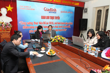 Giao lưu trực tuyến: Tăng cường thực hiện Đề án 1816, mô hình bệnh viện vệ tinh 10 Giao lưu trực tuyến: Tăng cường thực hiện Đề án 1816, mô hình bệnh viện vệ tinh 10