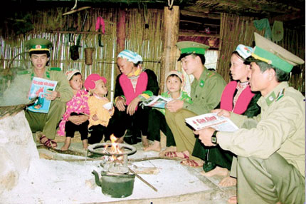 Xuân vui bếp lửa biên phòng 1