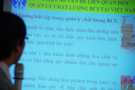 Tường thuật trực tuyến: Hội thảo về chất lượng bao cao su tại Việt Nam 11