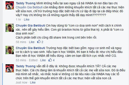 Có thể sảy thai vì a dua phong trào vắt sữa non trên mạng 3