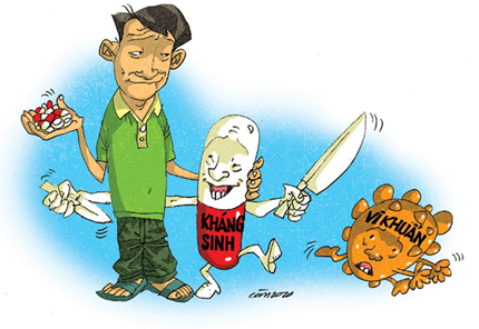 Lo ngại chuyện kh&aacute;ng sinh nhờn thuốc 1