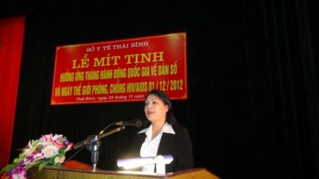 Th&aacute;i B&igrave;nh hưởng ứng Th&aacute;ng H&agrave;nh động Quốc gia về D&acirc;n số  4