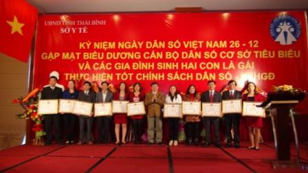 Thái Bình kỷ niệm Ngày Dân số Việt Nam 26/12 2