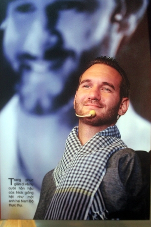 Hình ảnh "độc" về Nick Vujicic những ngày ở Việt Nam 3