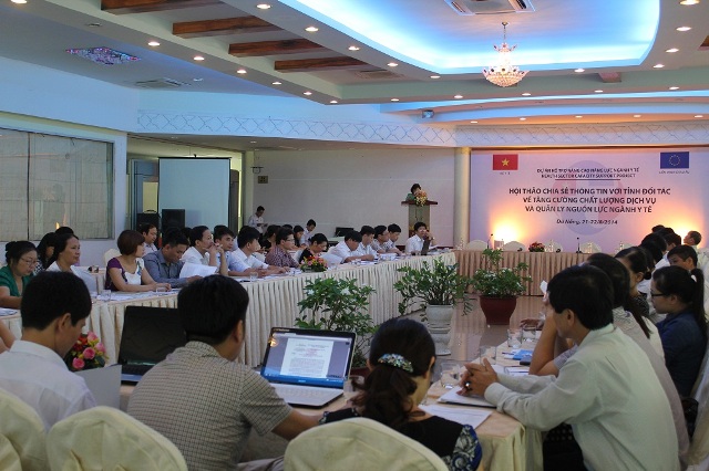 Hội thảo chia sẻ kinh nghiệm về n&acirc;ng cao chất lượng dịch vụ y tế 1
