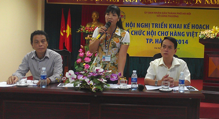 Quảng b&aacute; h&agrave;ng Việt qua Hội chợ h&agrave;ng Việt Nam 2014 tại H&agrave; Nội 1