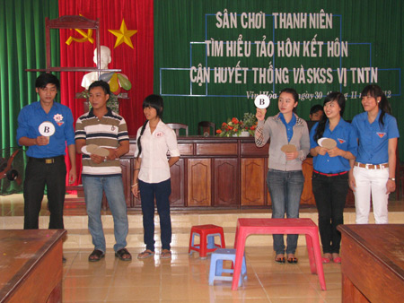 Tuyên truyền mô hình tảo hôn, kết hôn cận huyết 1 Tuyên truyền mô hình tảo hôn, kết hôn cận huyết 1