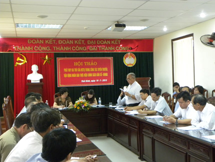Hội thảo “Phát huy vai trò của MTTQ trong công tác tuyên truyền, vận động nhân dân thực hiện chính sách DS-KHHGĐ” 1