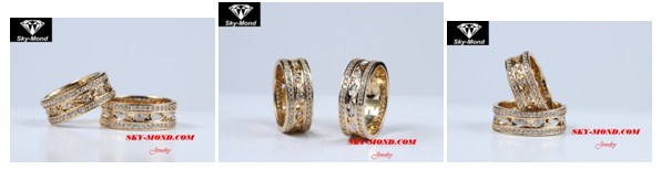 Chọn nhẫn cưới vàng màu thời thượng năm 2014 1