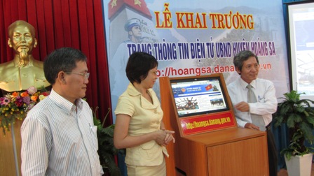 Ra mắt Trang thông tin điện tử huyện đảo Hoàng Sa 1