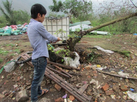 Bắt nam thanh niên cắt trộm dây cáp viễn thông 1