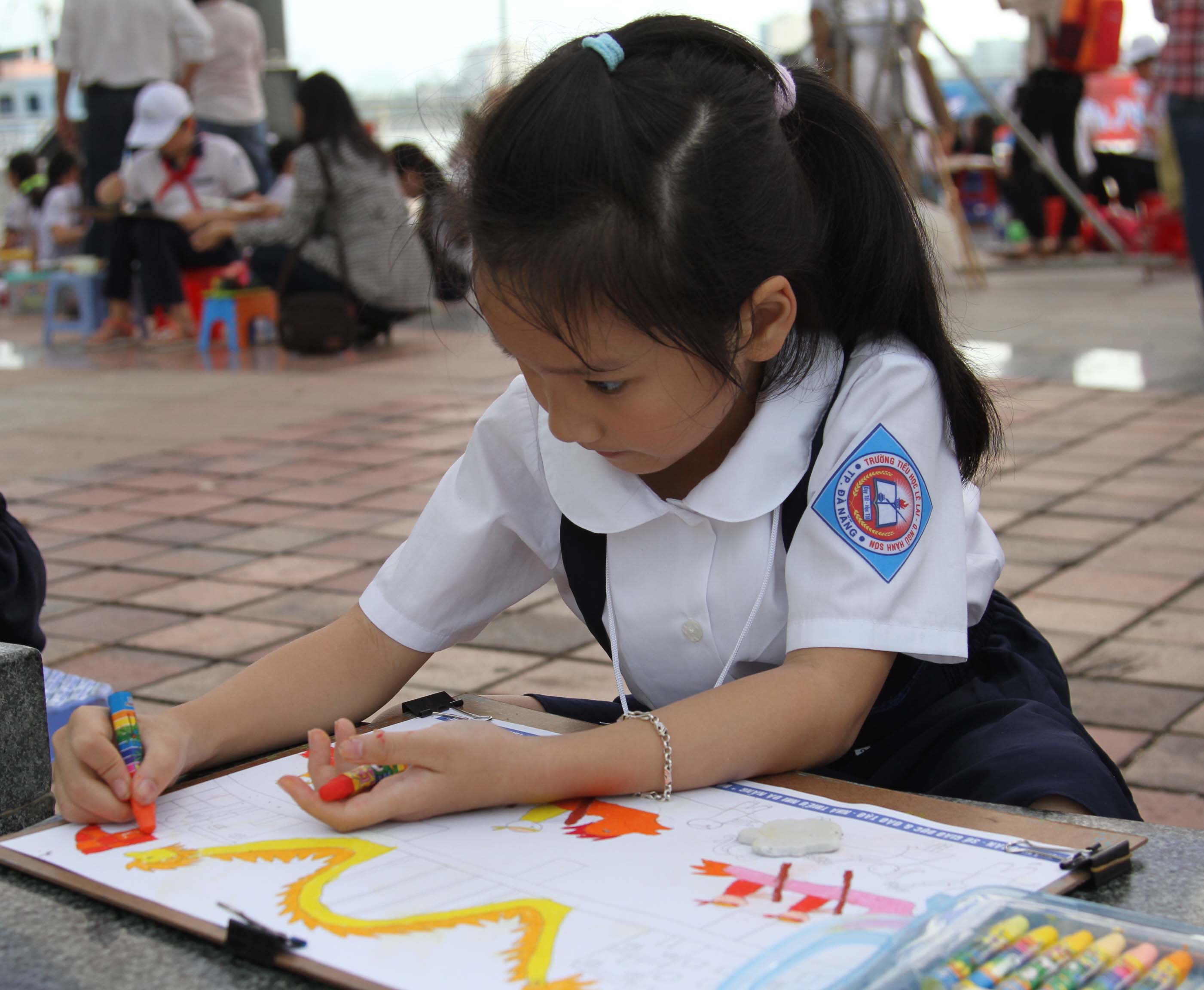 Hàng trăm học sinh thi vẽ tranh “Đà Nẵng – thành phố em yêu” 6