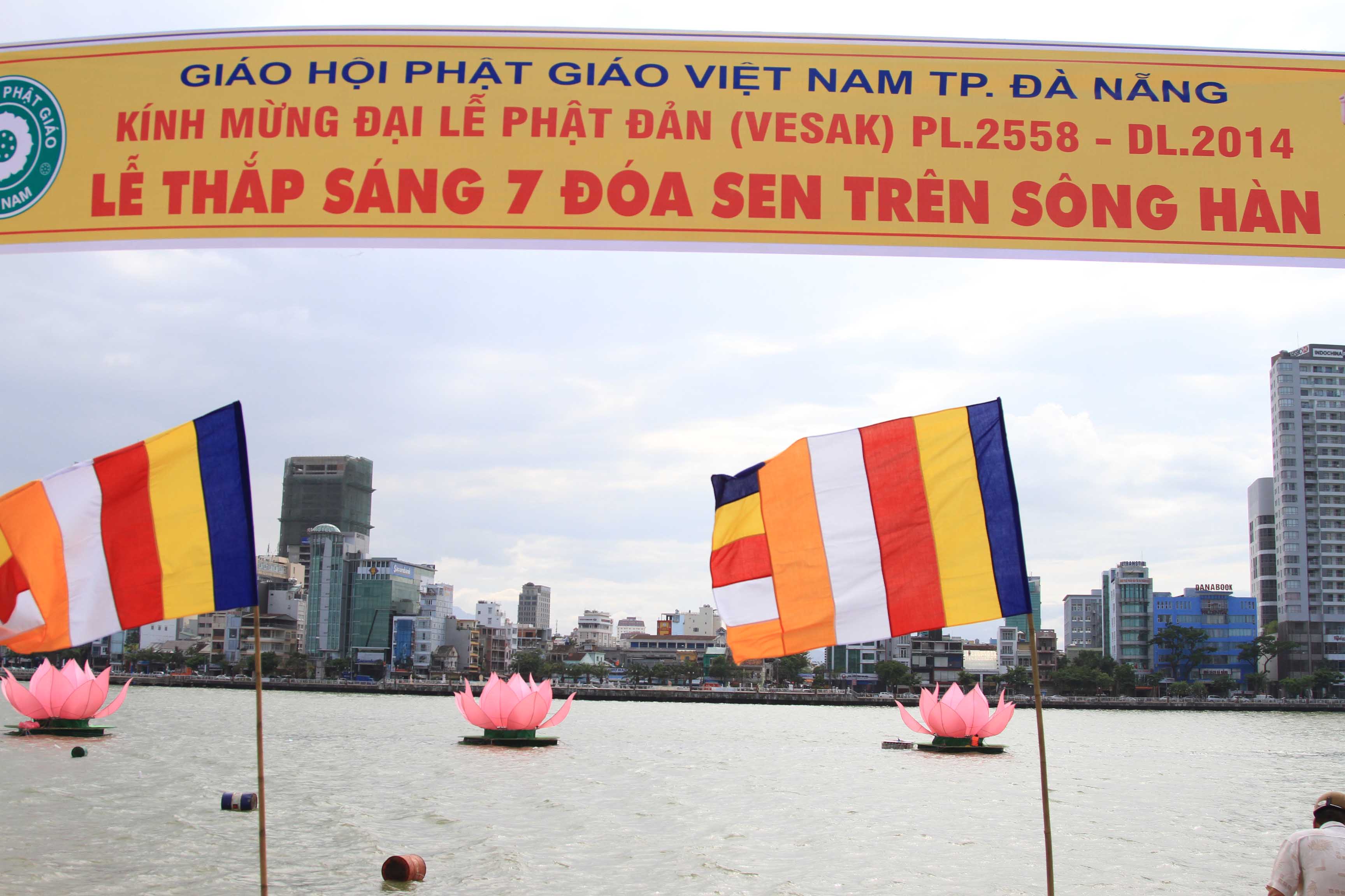 Ngắm 7 đóa sen khổng lồ rực rỡ trên sông Hàn 8