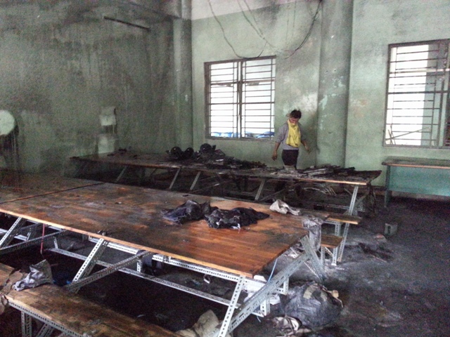 Ch&aacute;y lớn tại trường Cao đẳng nghề Đ&agrave; Nẵng 1