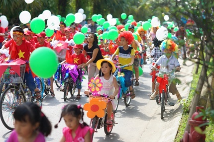 Cuộc thi diễu h&agrave;nh xe đạp nh&iacute; lần đầu ti&ecirc;n tại Việt Nam 1