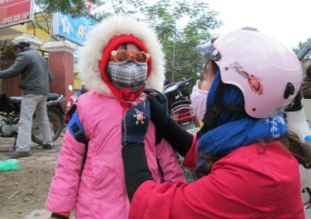 Dưới 10 độ C, học sinh H&agrave; Nội được nghỉ học 1