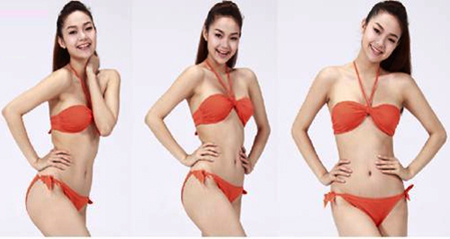 Minh Hằng diện bikini sexy hết cỡ bên hồ bơi 9