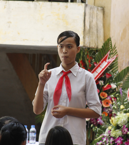 X&uacute;c động lễ khai giảng ở ng&ocirc;i trường đặc biệt nhất H&agrave; Nội 8