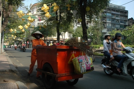 TP HCM: 18 điểm giữ xe, tổng vệ sinh TP phục vụ Tết 1
