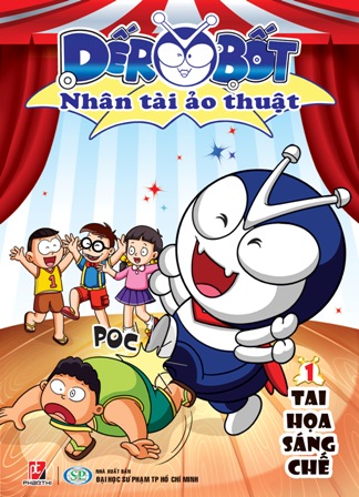 Phát hành truyện tranh Dếrôbốt - Nhân tài ảo thuật 1