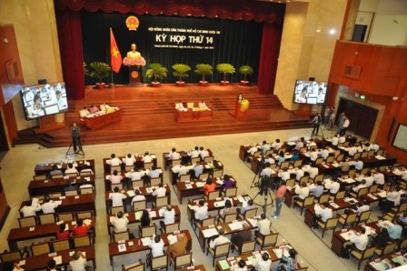 TP HCM: Khai mạc kỳ họp thứ 14 HĐND kh&oacute;a VIII 1