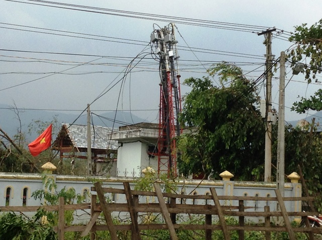 Cao Quảng tan hoang sau bão 9