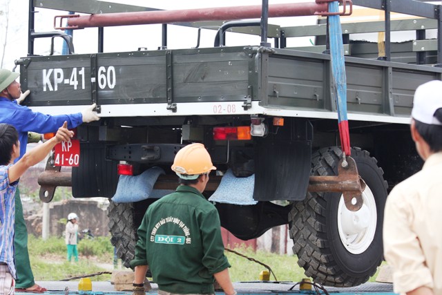 Đoàn xe tiêu binh đã đến Quảng Bình 7