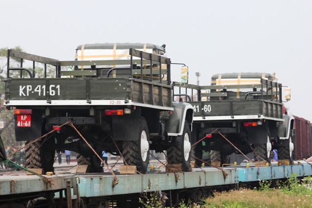 Đoàn xe tiêu binh đã đến Quảng Bình 3