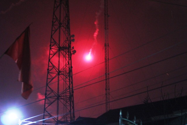 Quảng Trạch - Quảng B&igrave;nh: Đốt ph&aacute;o rầm rộ l&uacute;c giao thừa 1