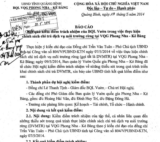 VQG Phong Nha - Kẻ B&agrave;ng "r&uacute;t kinh nghiệm" về vụ thu ph&iacute; tr&aacute;i ph&eacute;p 4