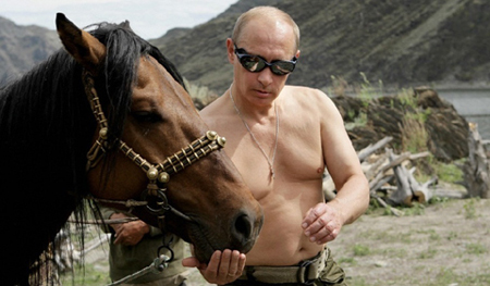 Hình ảnh dũng mãnh của Putin chinh phục cử tri 1