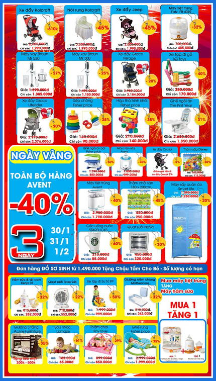 Cơn lốc khuyến mại 60% mừng khai trương Kids Plaza  2