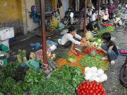 Rau xanh tăng giá vùn vụt nhờ gió mùa 1