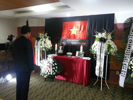 Xúc động lễ tang Đại tướng Võ Nguyên Giáp tại Đại sứ quán Việt Nam ở Hàn Quốc 8